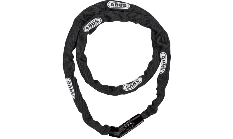Zámek Abus 4804C/110 black Steel-O-Chain