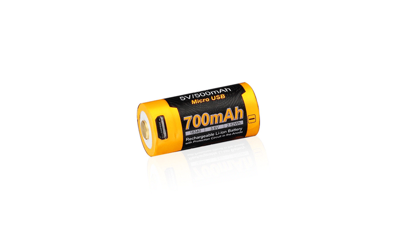 Dobíjecí USB baterie Fenix RCR123A / 16340 High Current (Li-ion)