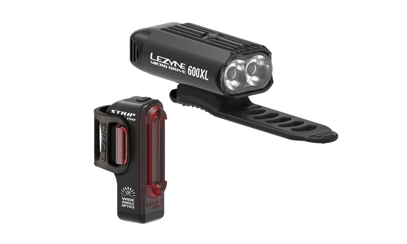 Sada světel Lezyne MICRO DRIVE 600XL / Strip