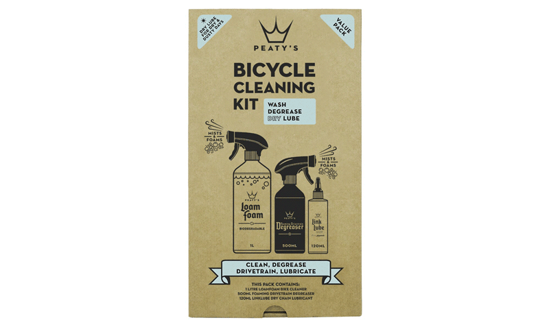 PEATY'S GIFT PACK - WASH DEGREASE LUBRICATE (DRY