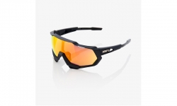 Brýle 100% Speedtrap Soft Tact Black-Hiper Red