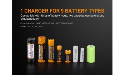Nabíječka Fenix ARE-A2 (Li-ion, NiMH)