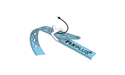Držák + strap Fixplus 46cm černý 2ks